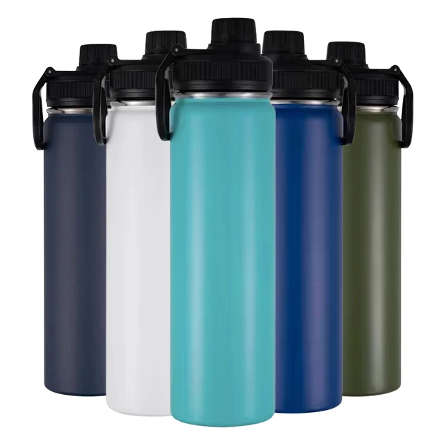 Finest 540 ml 660 ml 750 ml 32oz 40oz Double Wall Stainless Steel Wide Mouth Water Bottle