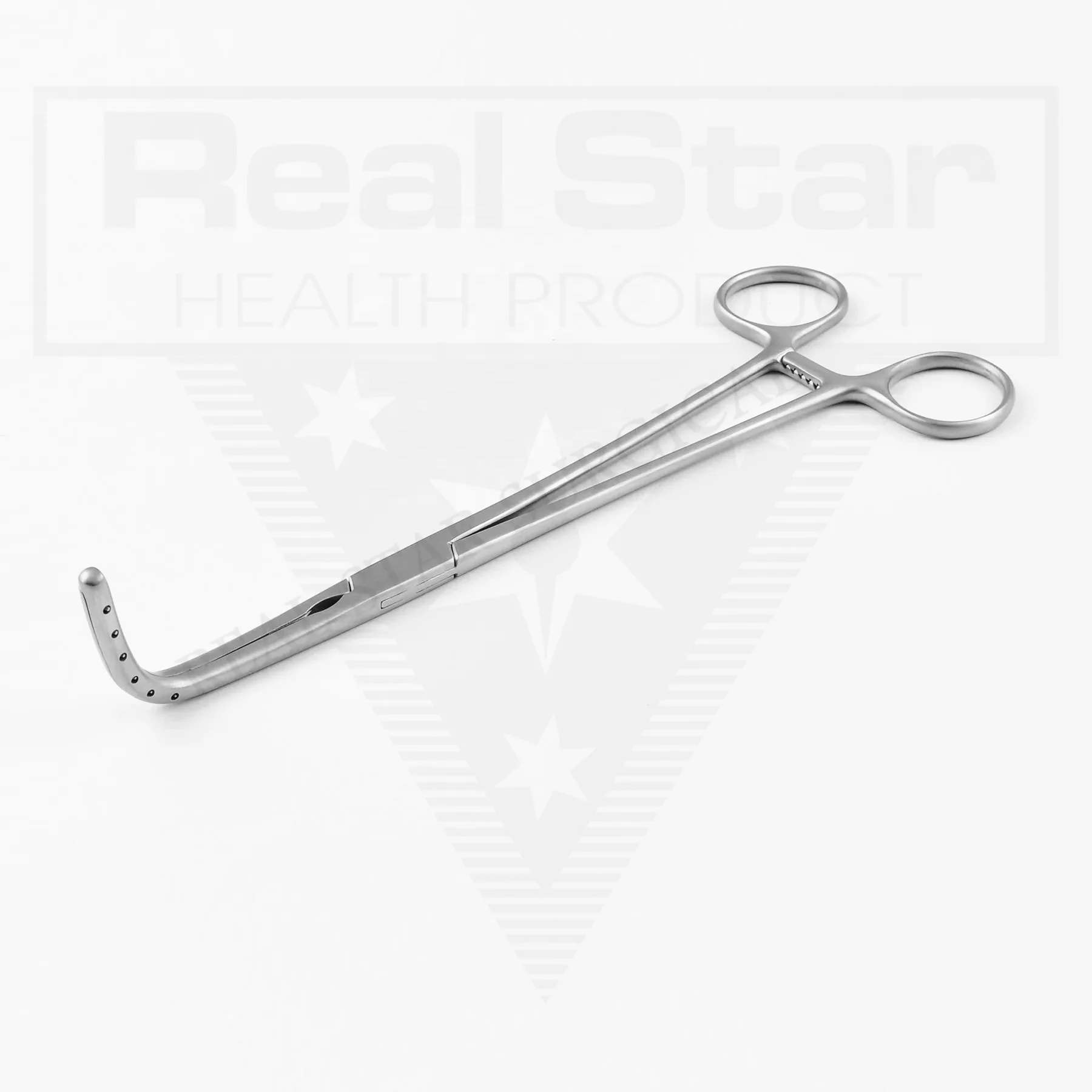 Sarot Bronchus Clamps Lung Grasping Forceps , 23cm , Real Star Surgical Instruments , Clamps
