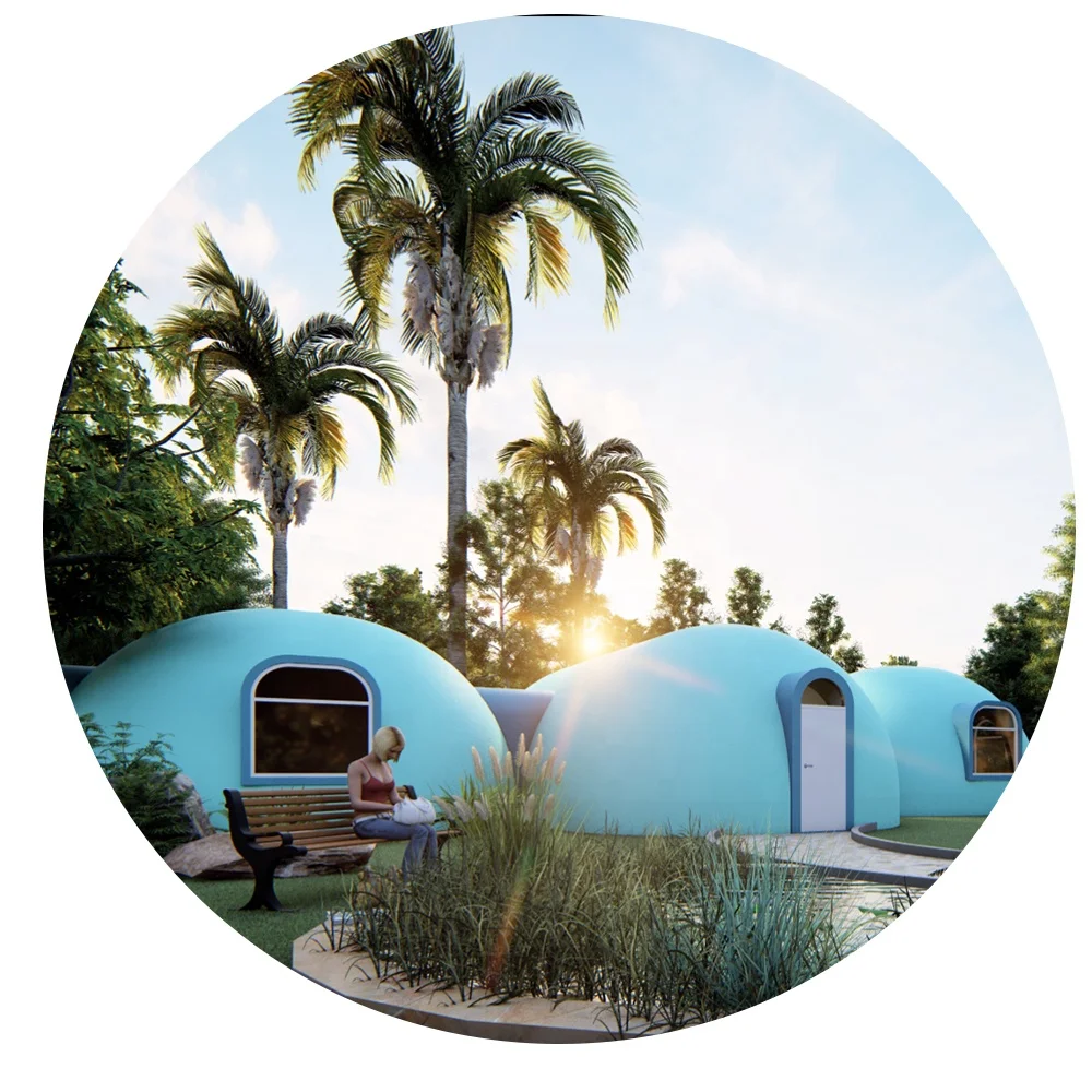 Thermal insulation materials for building Capsule hut exterior walls Quiosco creativo Casa de extranjeros