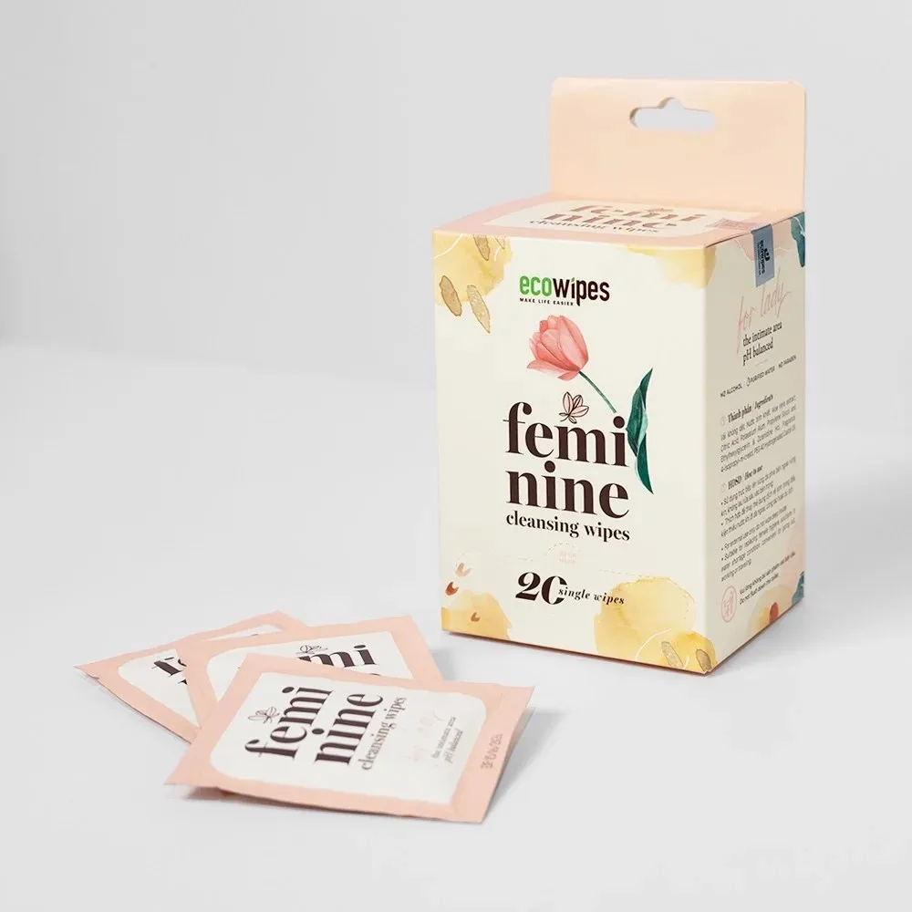 Feminine Wet Wipes PH-Balanced Disposable Single Package For Feminine Intimate Hygiene Product