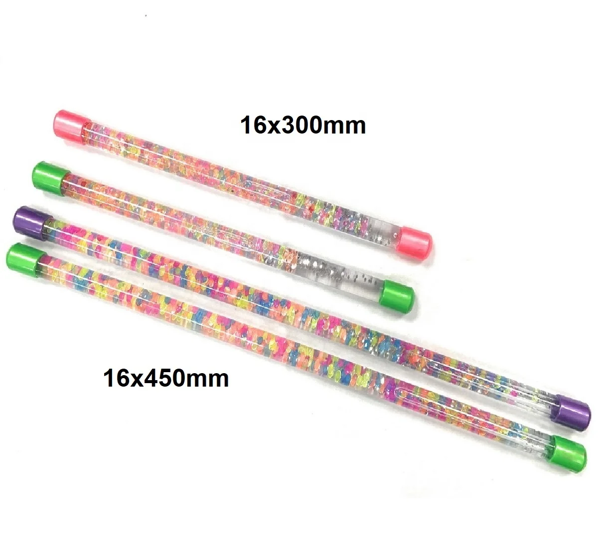 Stress Relief Toys Promotional Products for Kids Water Filled Glitter Wand Baton