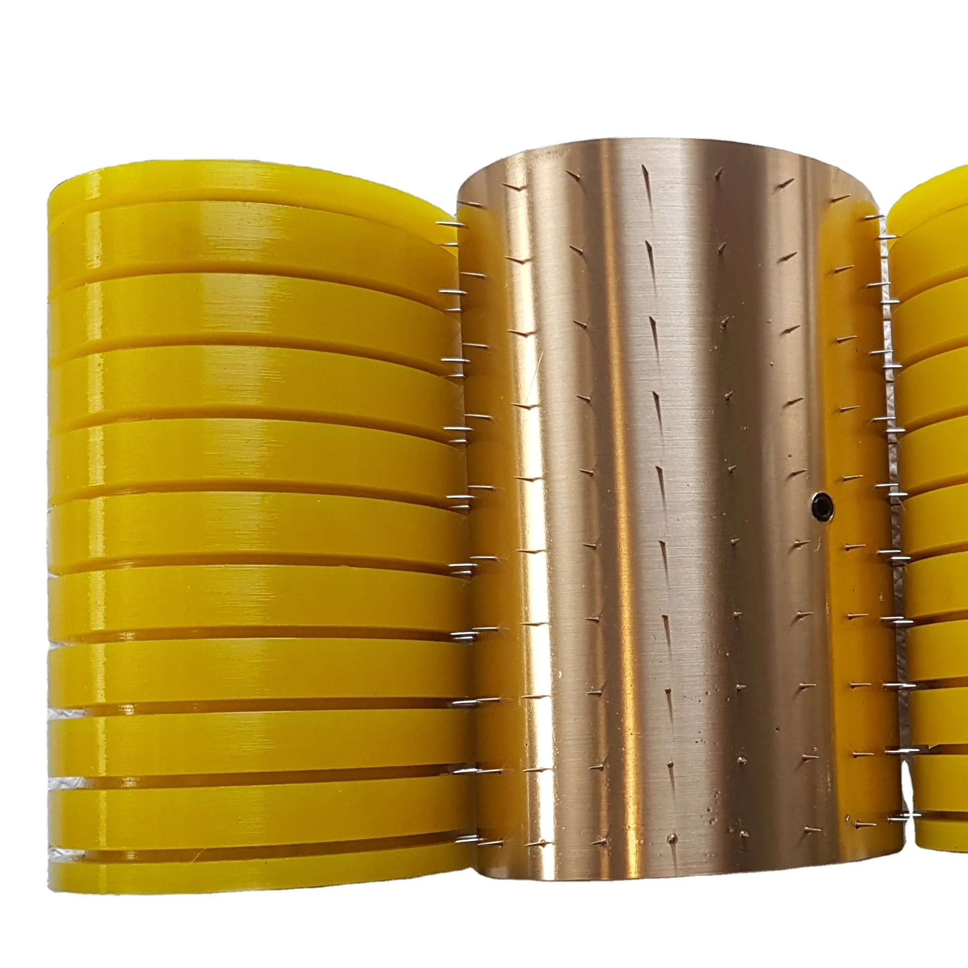 Долговечный перфорированный ролик для Упаковки Пластика отверстие штамповка зубчатый ролик нетканый