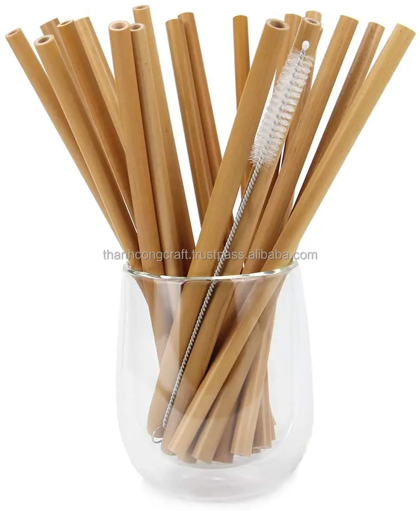 Eco - Friendly Climate Change belong Yourself Bamboo Straw