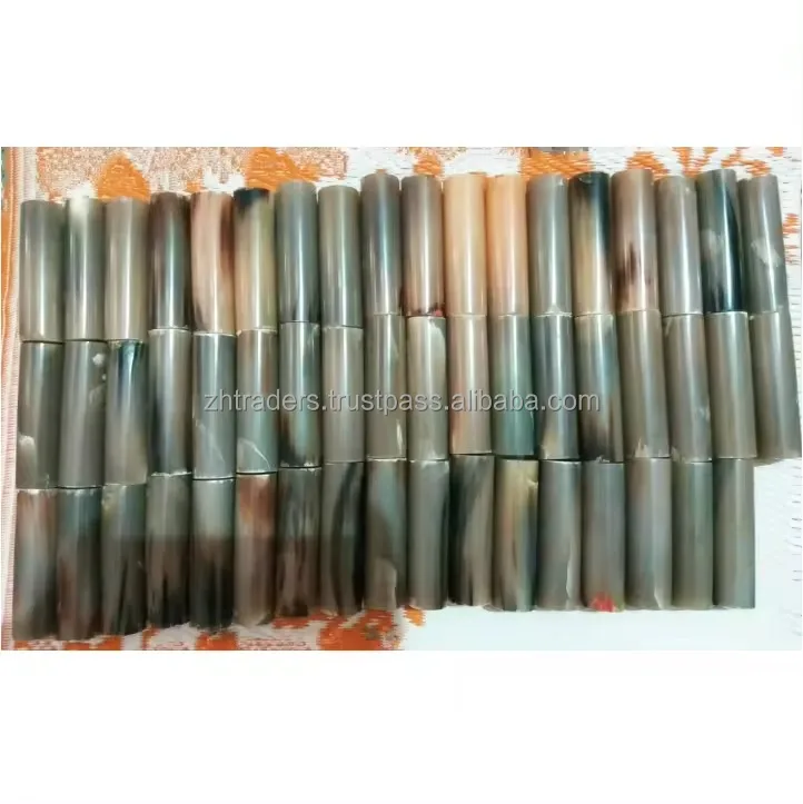 High Quality Handle Roll Buffalo and Ox Horn Solid Roll Best Quality Polished Horn Tips Natural Horn Roll for Making Handle