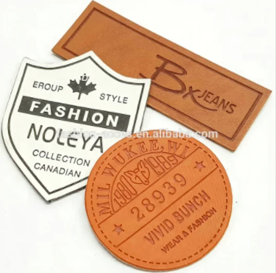 New Design Jeans PU Leather Patches for clothing