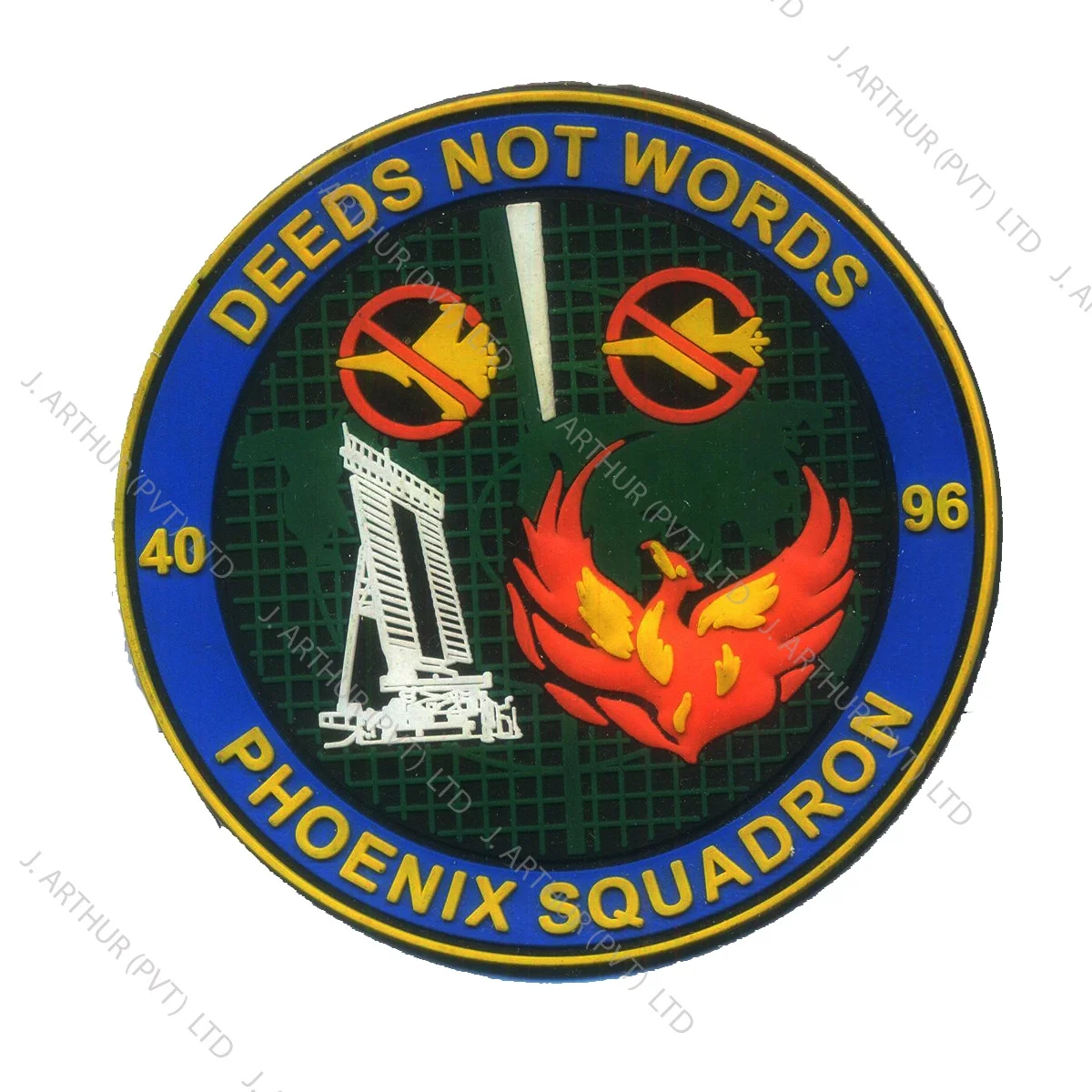 Rubber Patch Logo Embossed Silicon Patches 3D PVC Badges With Hook And Loop