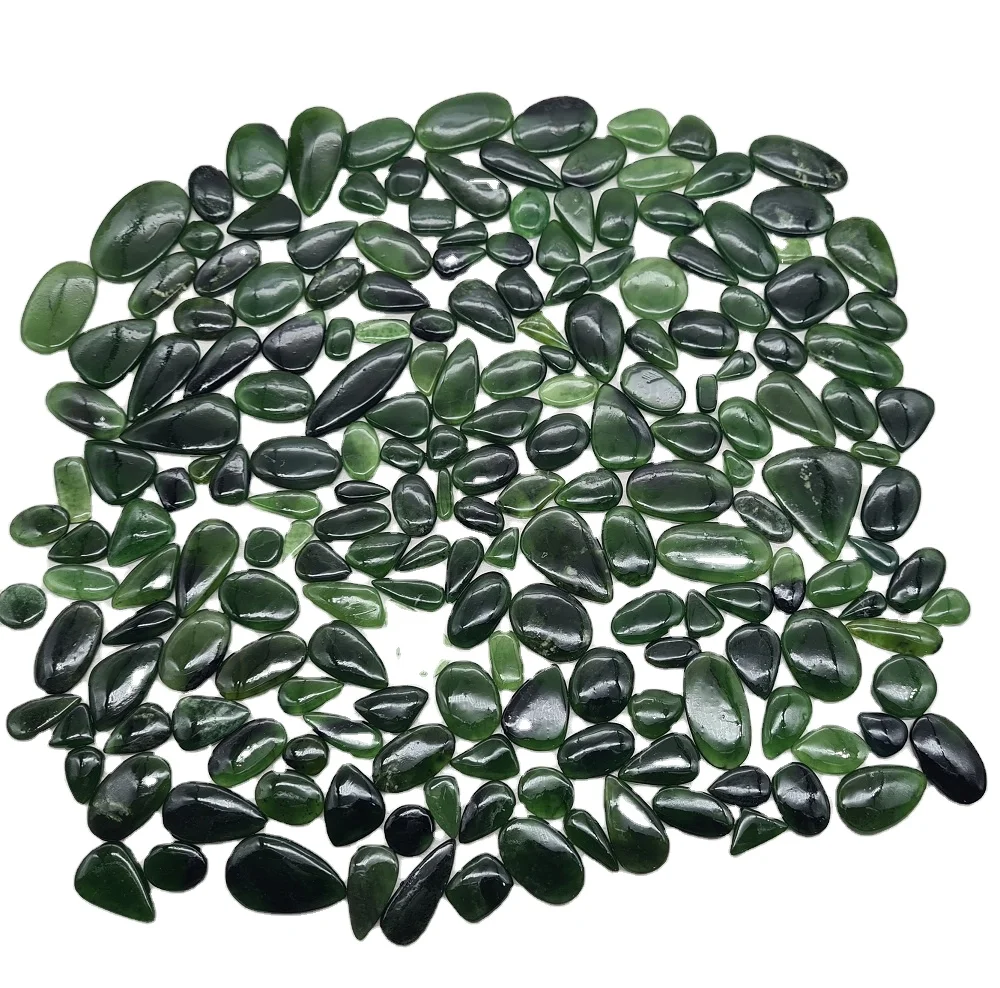 Natural Serpentine Cabochon Stones Loose Green Serpentine Palm Stones Available For Sale handmade jewelry