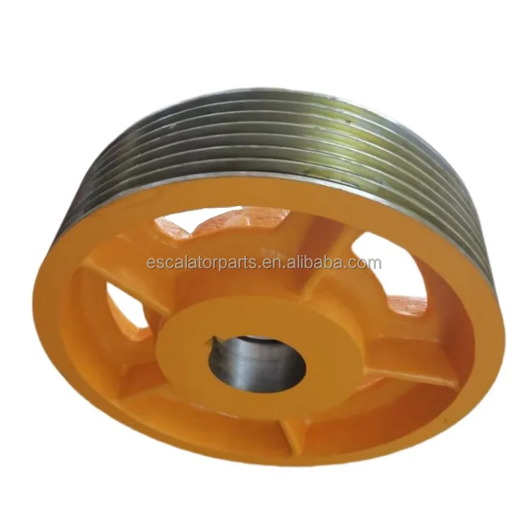 H438B Elevator Lifts Traction Main Sheave Wheel Pulley D510*7 slot