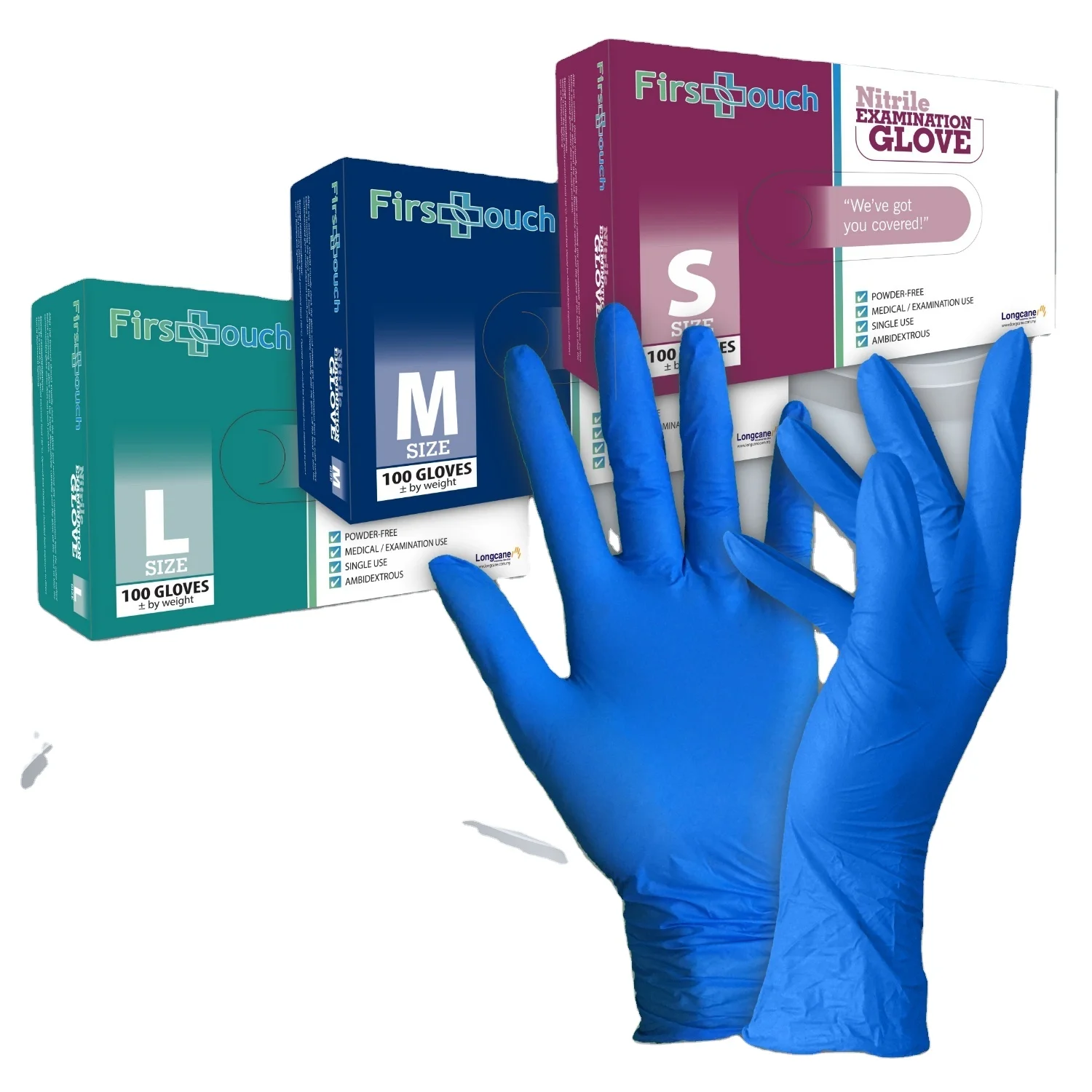 Blue Nitrile First  Examination Disposable high quality Used in Medical and Food Servicing -20GP 1800 ctns