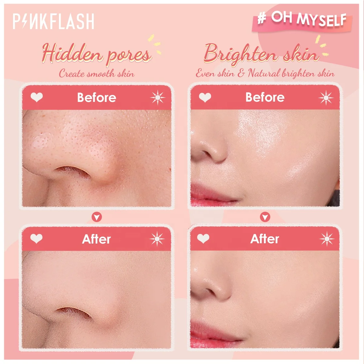 PINKFLASH PF-F06  Translucent Face Powder Matte Loose Finishing Makeup for Face Poreless Finish Loose Setting Powder