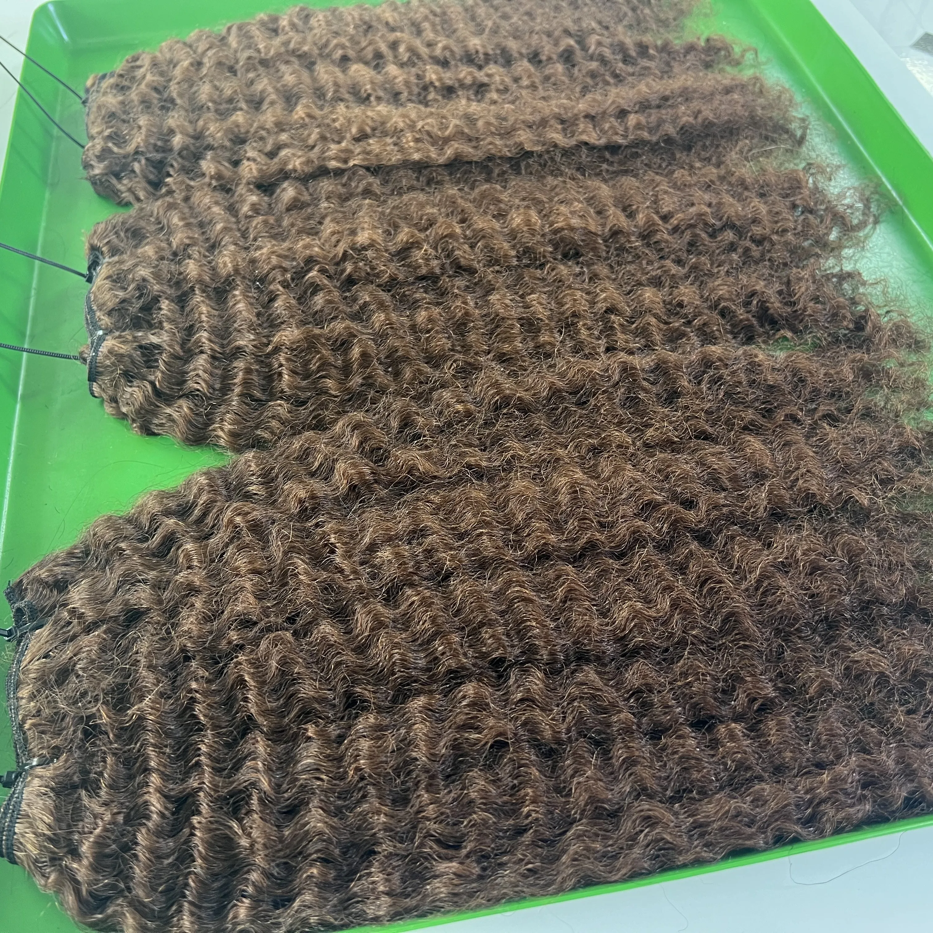 Top Selling Burmese Curly Raw Hair 100% Natural Color 100% Raw Unprocessed Human Hair, Burmese Curly Vietnamese Hair Extensions