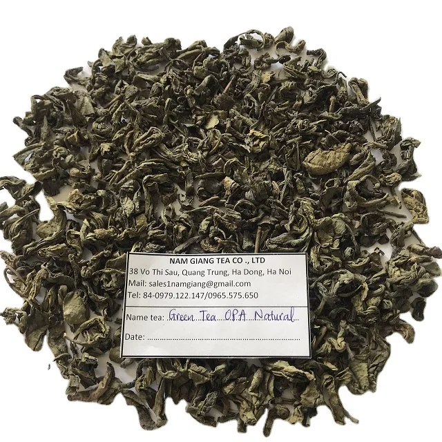 Nam Giang GREEN TEA OPA High quality tea from Vietnam bulk order for Iran market