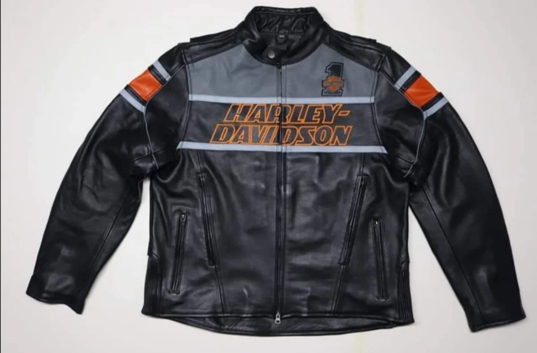 Мужская кожаная куртка HARLEY DAVIDSON мотоциклетный Круизер HD в американском стиле изготовленная на заказ для верховой