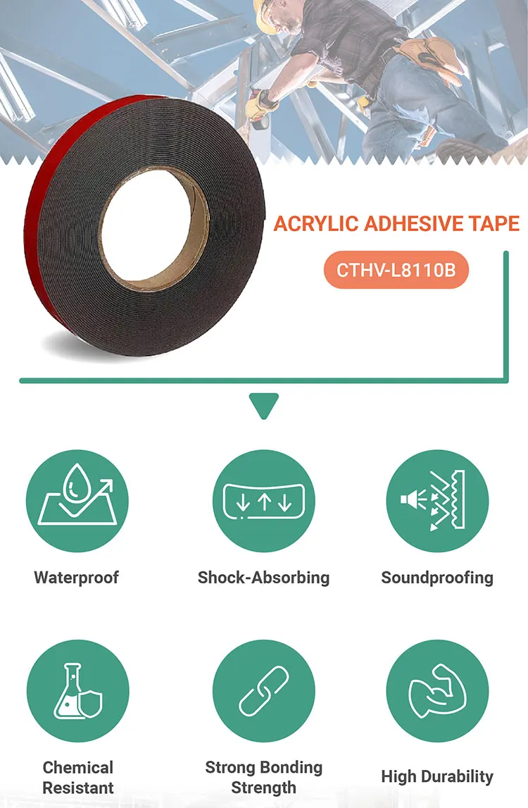 Superior Bond Double-Sided Acrylic Adhesive Tape for DIY Projects