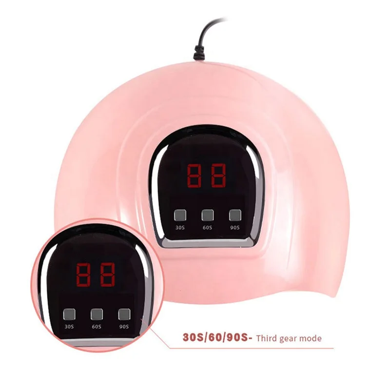 Factory Price Professional  54w UV LED Nail Lamp 3 Timer Nail Dryer Gel Polish Light Nail Art Tools