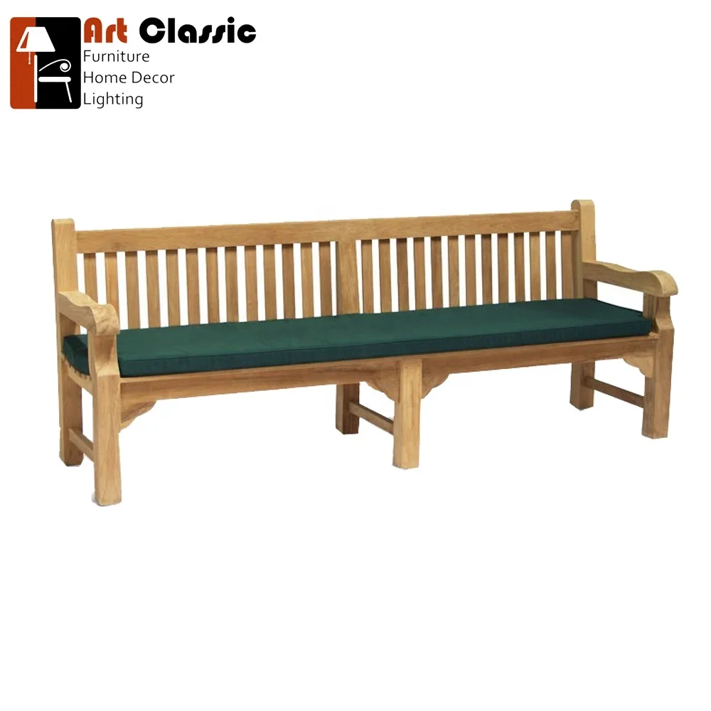 Большая скамейка Gladstone 240 см Тиковая садовая