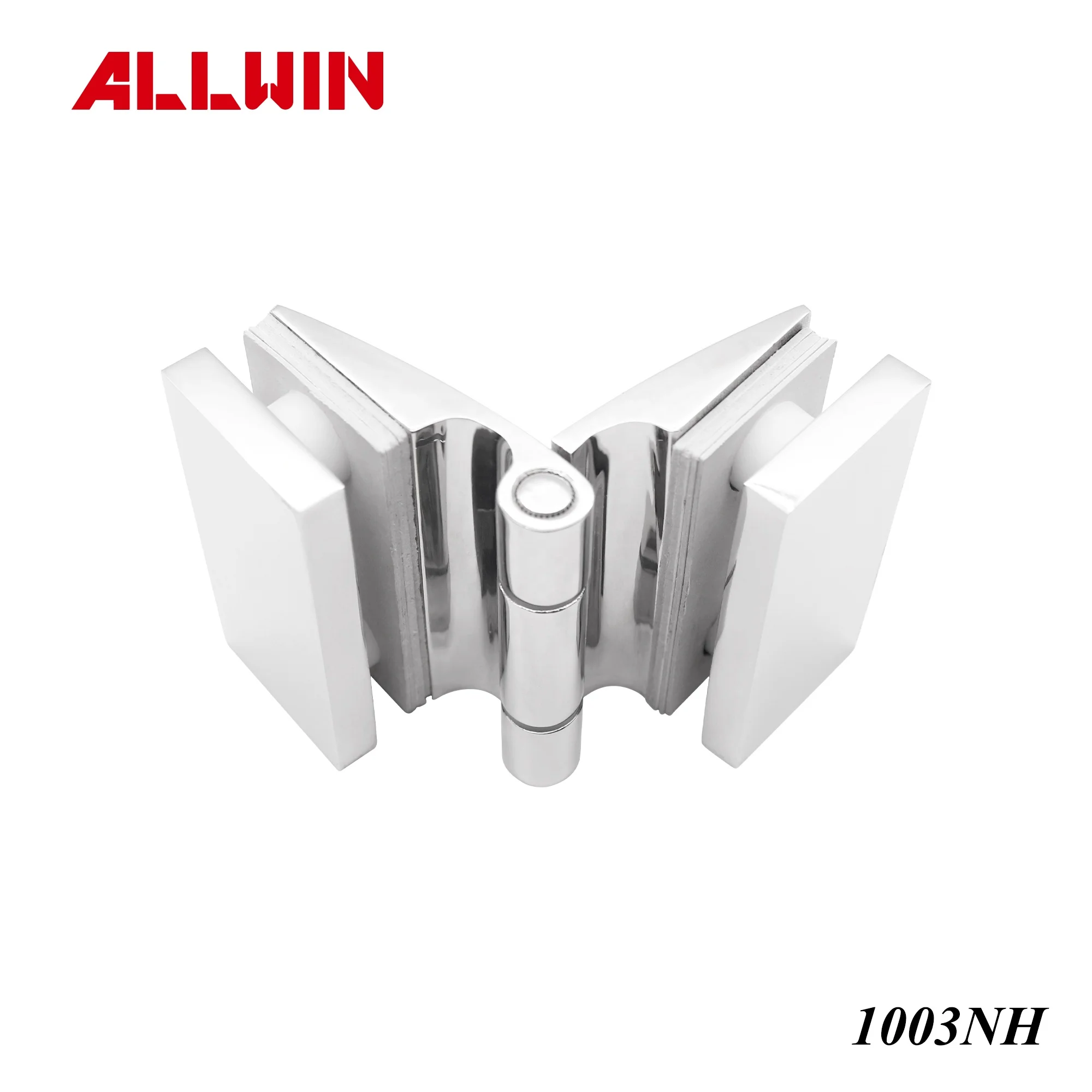 304 Stainless Steel 180 Degree Adjustable Glass Door Hinge