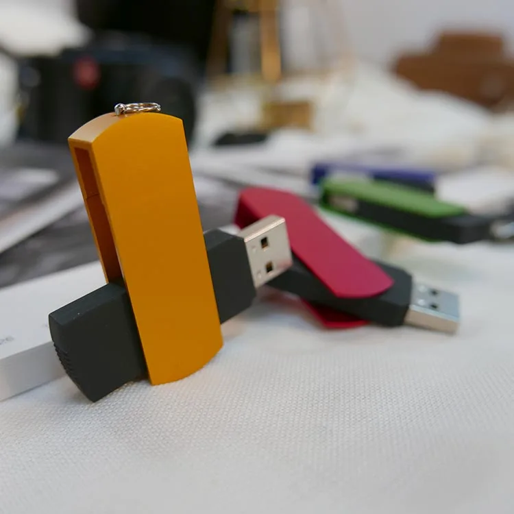 Rotary design metal Customized LOGO USB flash drive USB pen drive 3.0 2.0 write protect usb memory stick 16gb 32gb 64gb