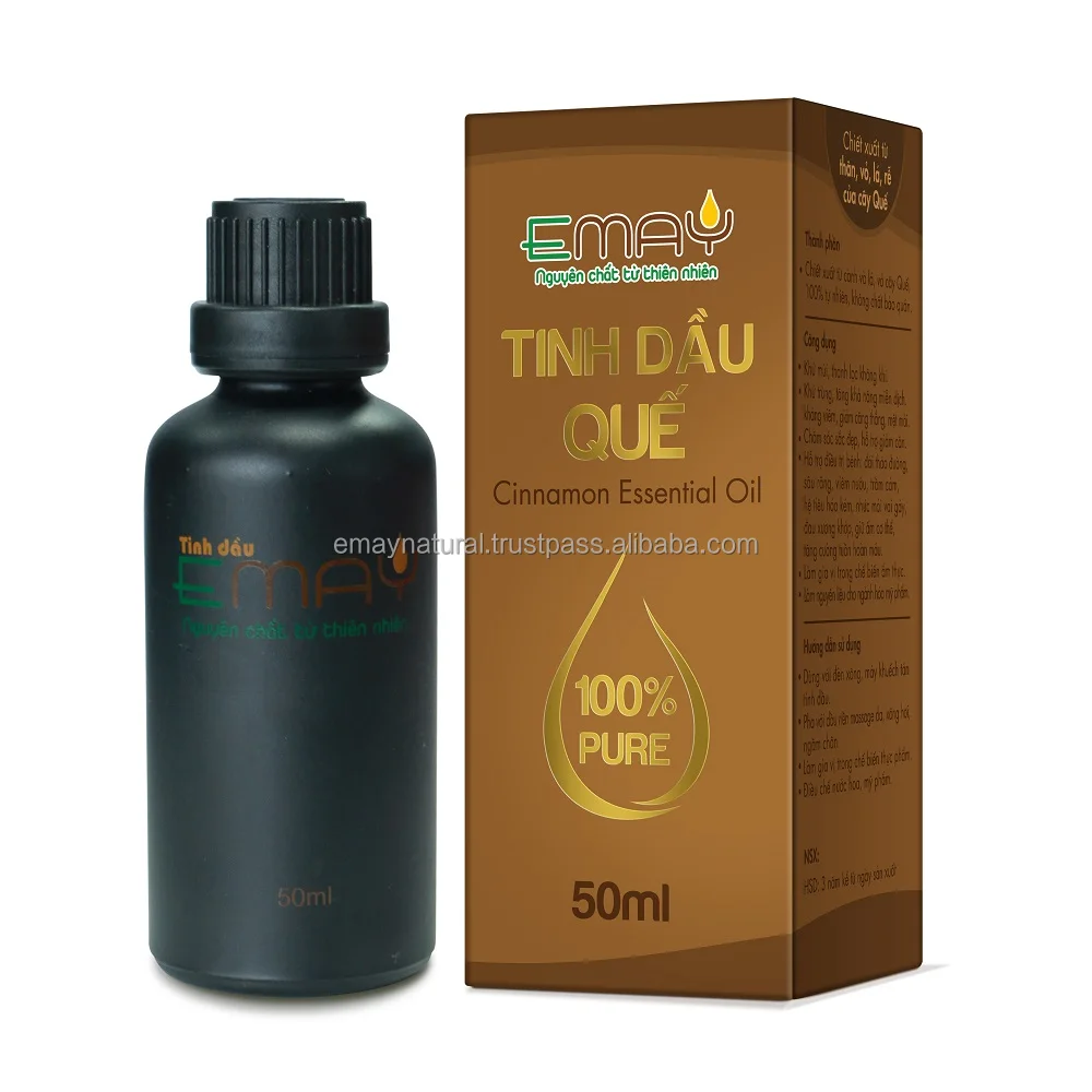 High Quality Emay Essential Oil Extracted From Cinnamon Set 10 50 100 ml Bottled Aromatherapy Oil Accept OEM Order
