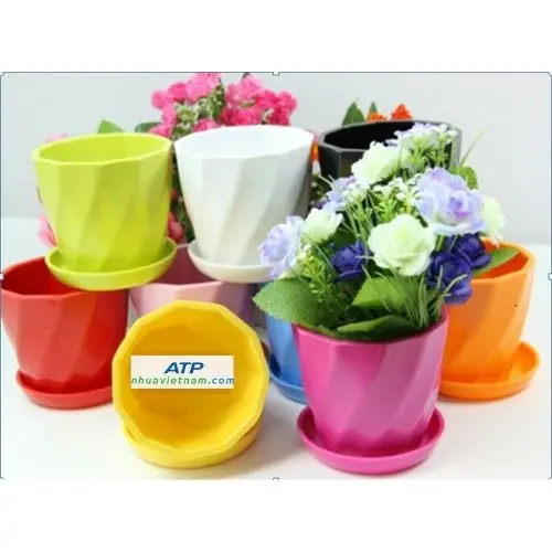 HOT Limited Supply High Quality Durable  Small Mini Plastic Flower Pot Table Office Windowsill Decoration