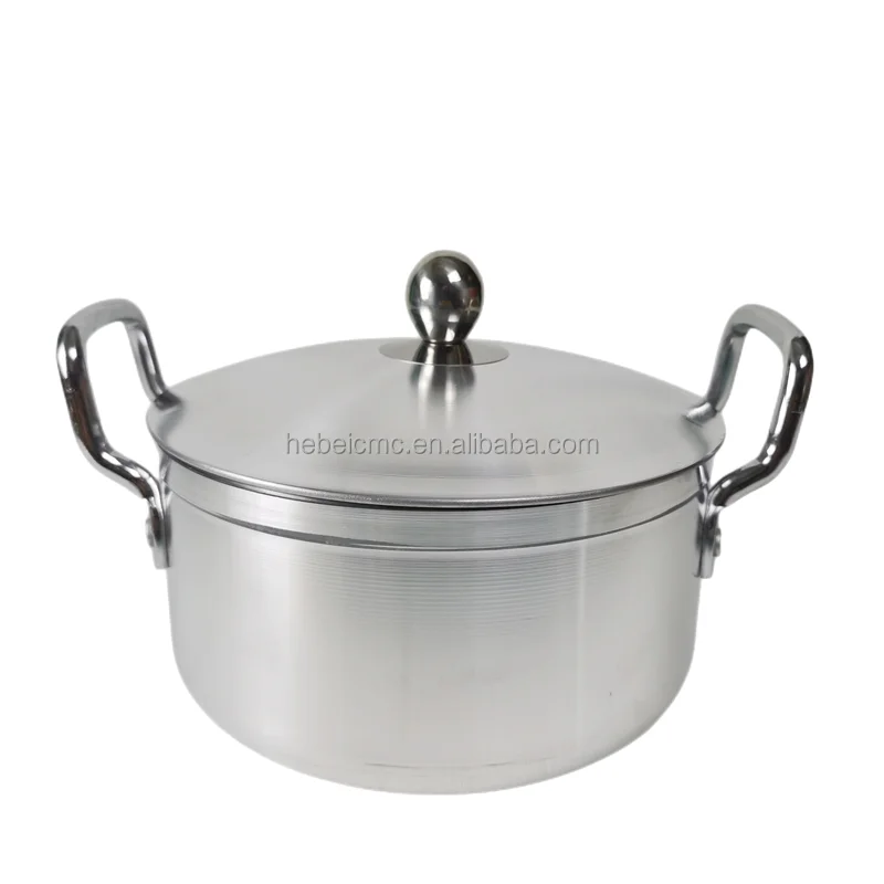 High Quality Africa 7 pcs aluminium cookware sets cooking pot different weight