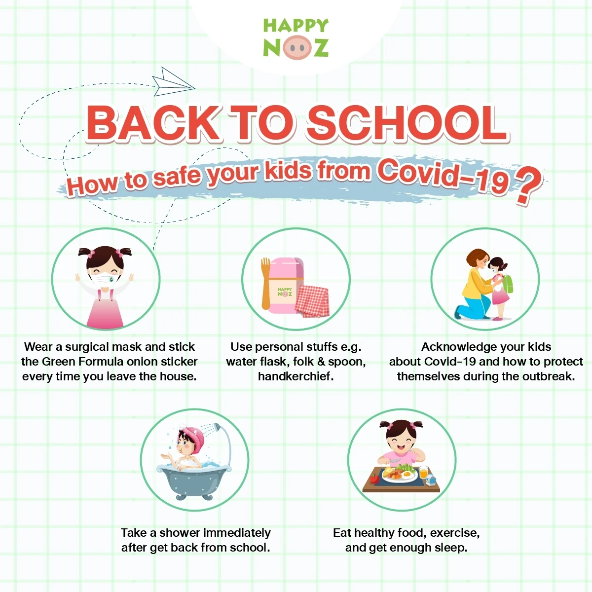 Thailand products for health Happynoz Onion Sticker Green Formula Immunity balancing Uniquely scent comfy breath Wholesale