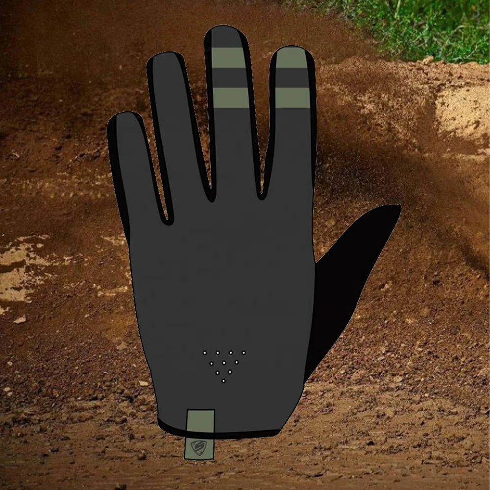 Men Motocross Mountain Bike Gloves Custom Full Finger MTB MX BMX DH Powersport Racing Protective Gear Bike Glove