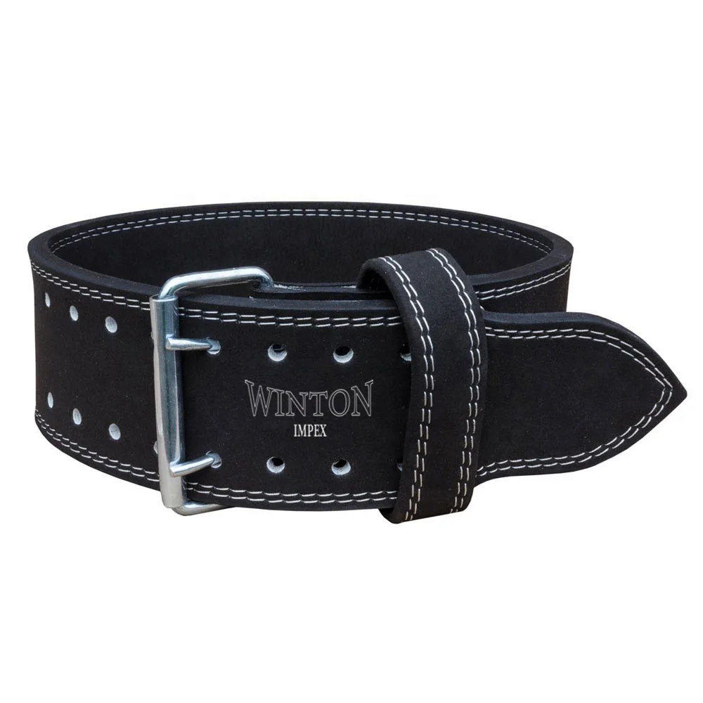 Wholesale Custom PU Genuine Leather Waist Protective Adjustable Weight Lifting Belt Custom Gym Leather Weightlifting Belt