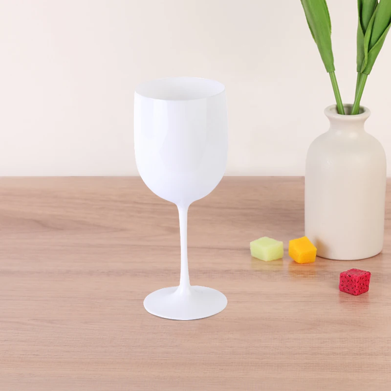 Elegant Design Plastic Wine Glasses For Pool Parties Outdoors Receptions Weddings Wine Goblets 480ml Party and holiday Supplies