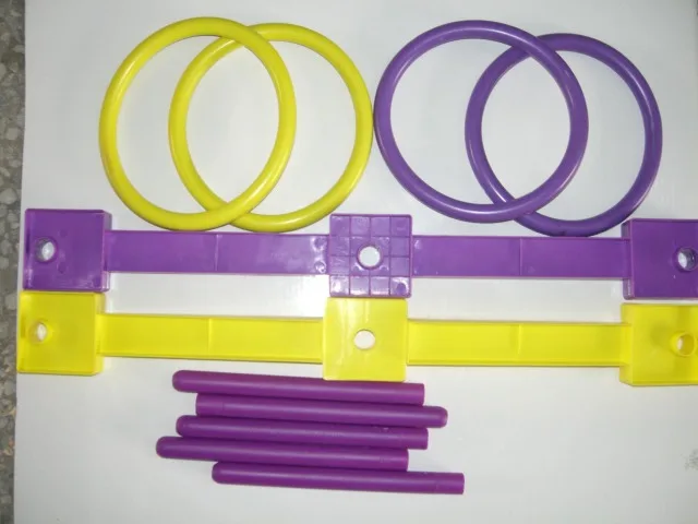 Waising Sports Ring Toss Game with 5 Targets 4 Rings For Indoor Outdoor Play
