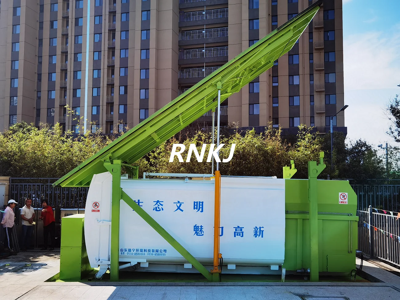 RNKJ Factory Supply Underground Rubbish System With Trash Containers Underground Garbage Receiver
