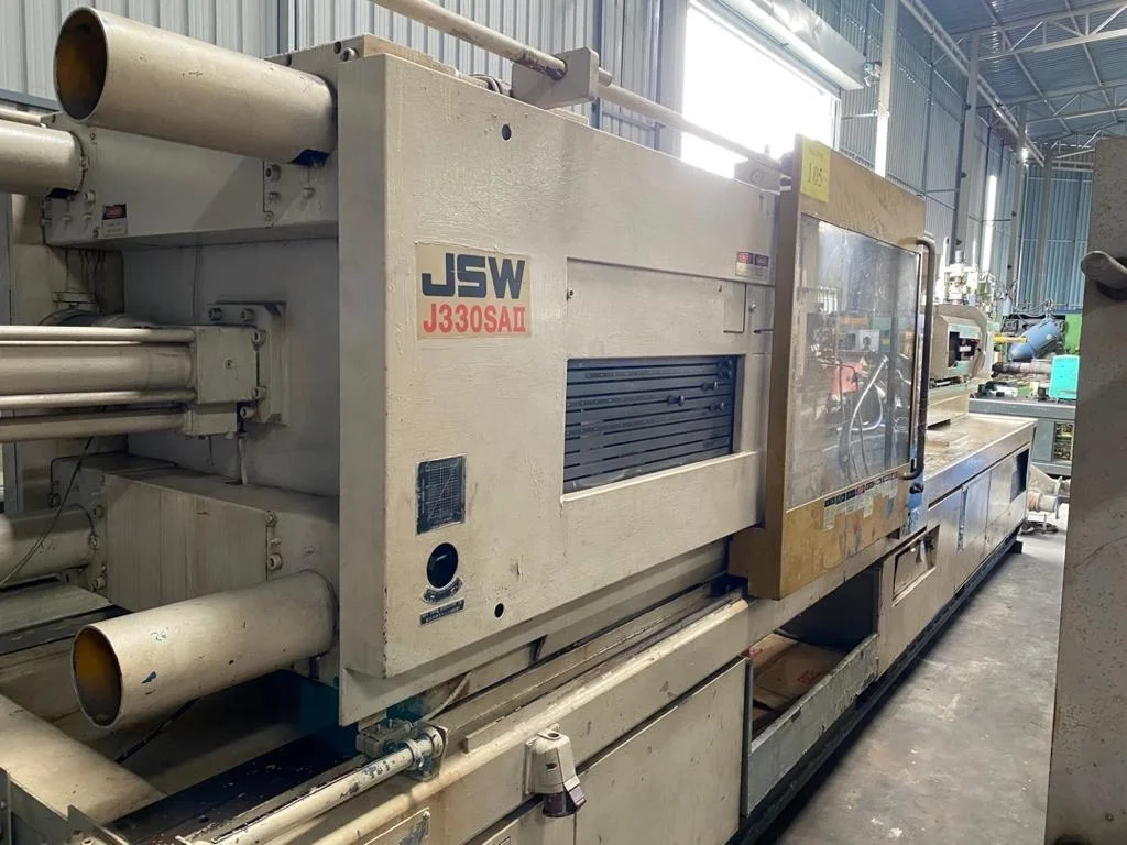 Дешевая jsw 330 тонн использованная машина для литья пластмассы под давлением
