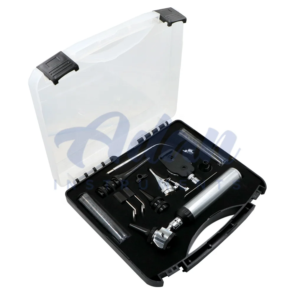 Top Trending Pro Diagnostic Ent Set of Otoscope Ophthalmoscope Nasal Speculum Speculas for Veterinary + Human Use