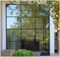 2024 Top quality modern interior fixed or casement iron windows french steel window grill design