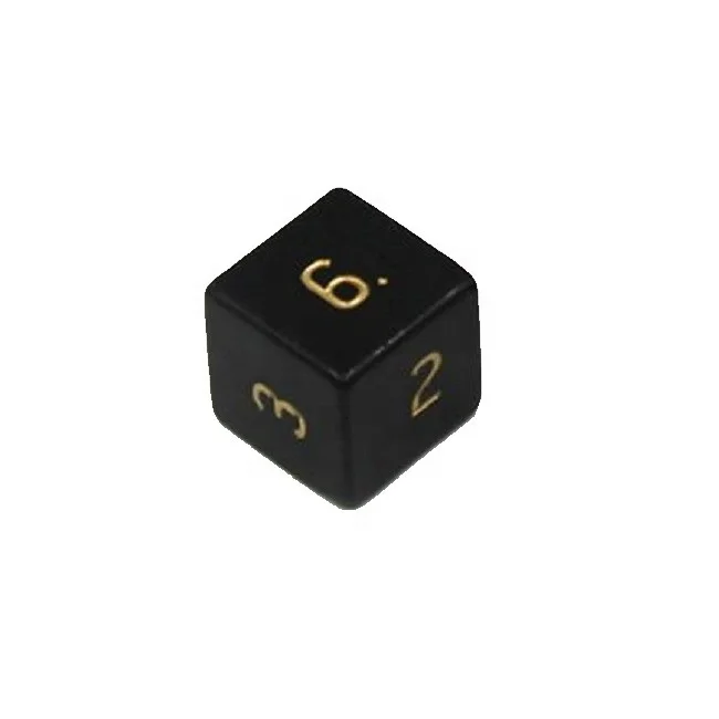 stone d6 dice cube black tourmaline natural gemstone d6 dice crystal crystal Engraved stone carving dice sets d6 stone cube