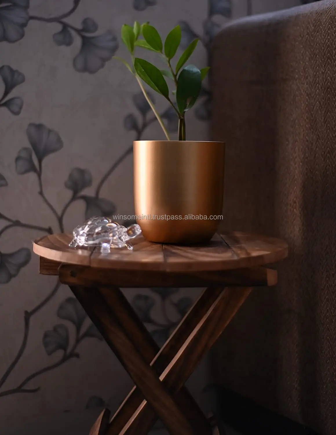 
Buy Decorative Metal Gold Outdoor Large cheap Garden Planter Pots For Plant flowers and Home Decoration 