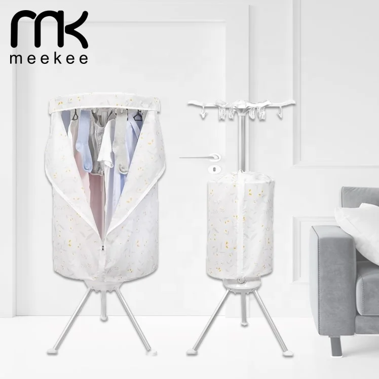 Easy storage upright tripod clothes boot and shoe dryer