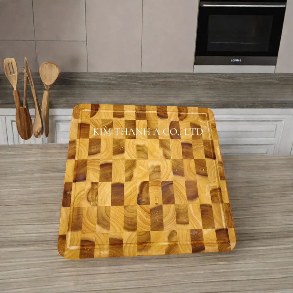 Wholesale Factory-Priced Cutting Board Set round & Square Wooden Chopping Boards in Acacia Wood for Kitchen Use