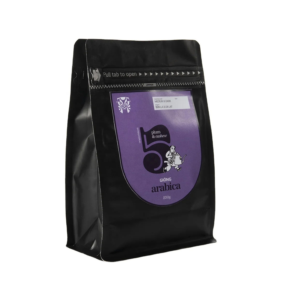 Кофейные зерна, сделанные во Вьетнаме, высококачественный Giong Arabica 5-праздничный кофе Arabica, жареный кофе