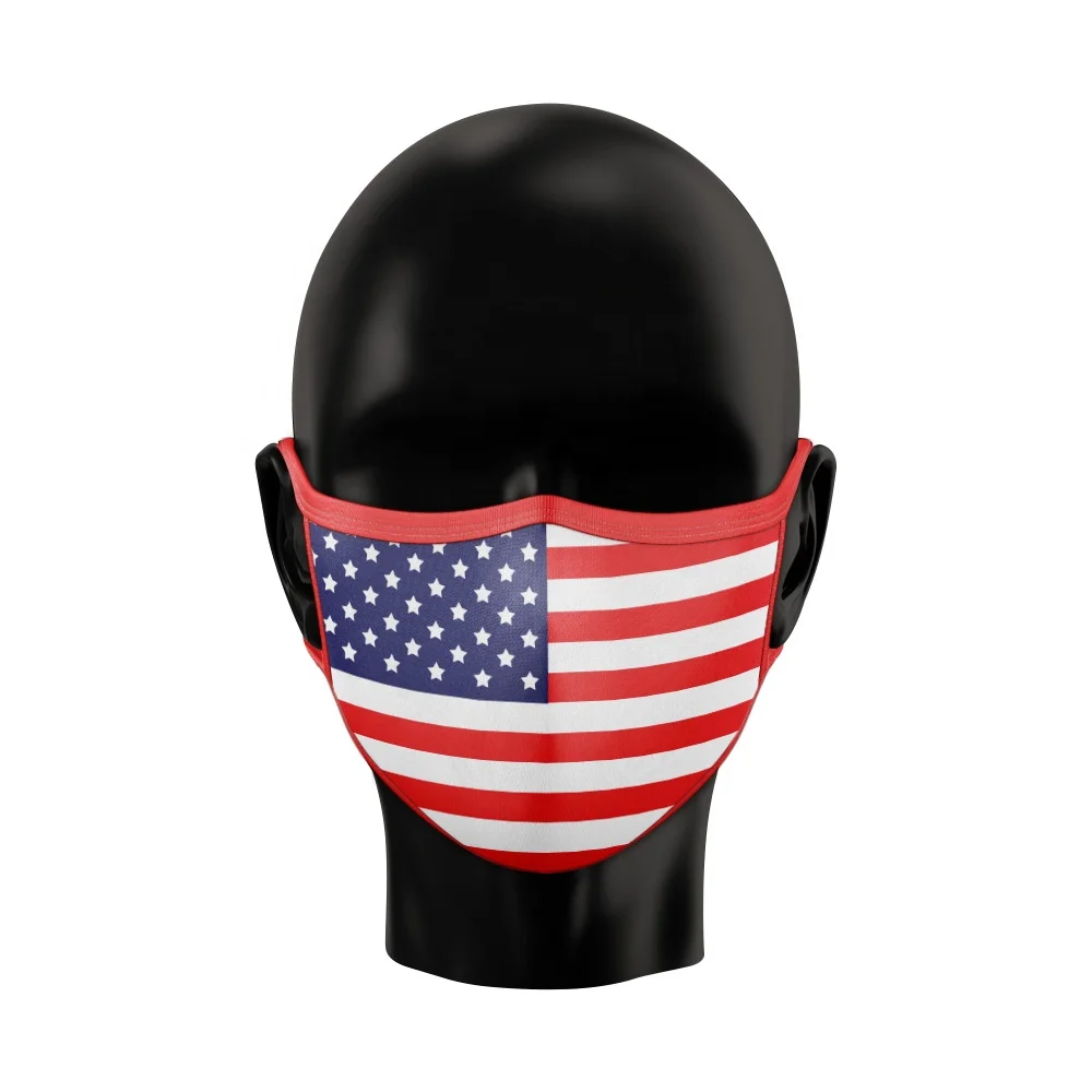 2021 новый стиль флаг США унисекс дышащая ткань маска для лица Пылезащитная модная маска маски для лица
