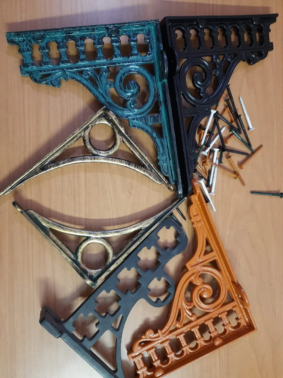 Cast Iron Shelves Brackets Industrial Rustic Heavy Duty Cast Iron Support Wall Mount Metal Floating Shelf Brackets For Shelves