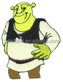 Fabric  Embroidery Custom Design Cute Cartoon Patches for Clothing