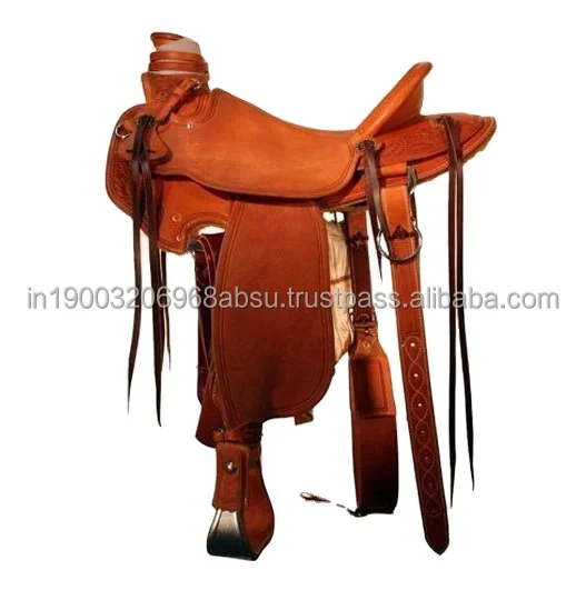 Dark Oil Barrel Racing Western Horse Saddle New Design Saddle For Comfortable For Horse with Custom Logo Horse Saddle