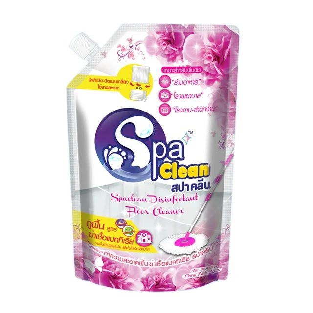 Spa Clean Floor Cleaner  Floral Pink Cleaning Product 700ml.