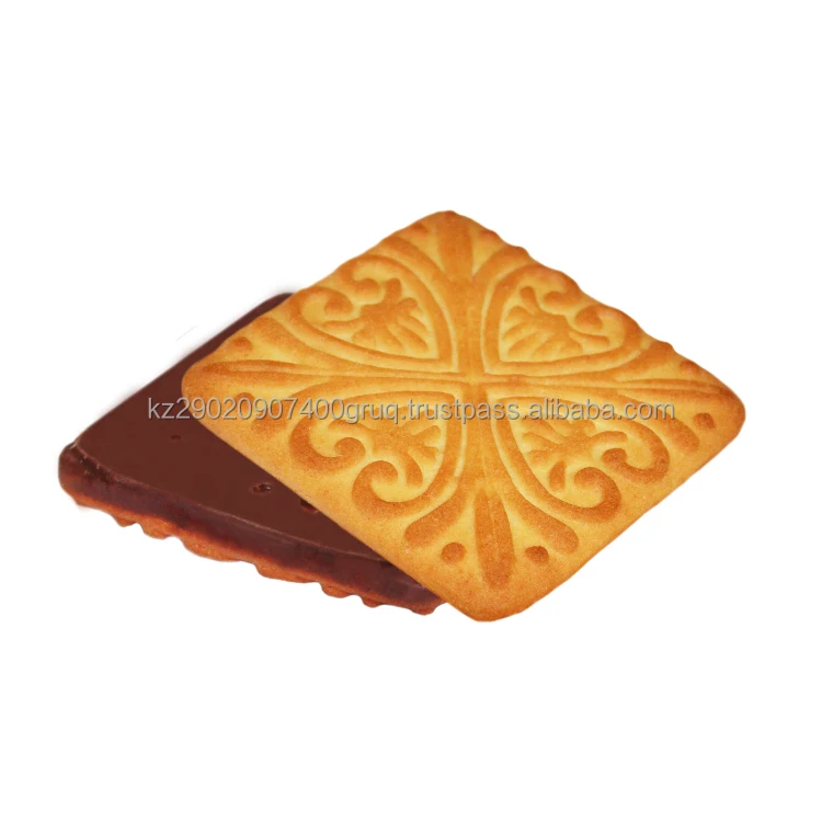 Sugar cookies chocolate glazed natural grain snacks packaging 3,8 kg high quality reliable supplier cookies crackers for sale