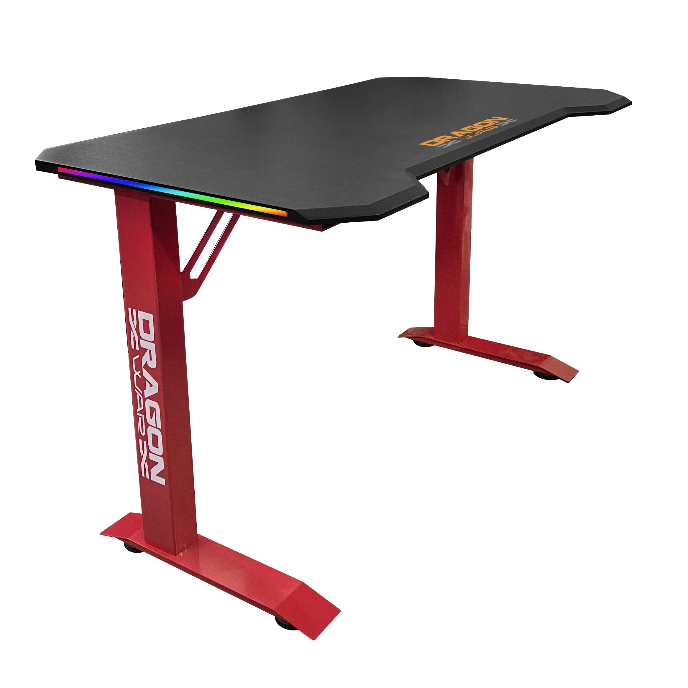 2021 New design best sell black color USB hub RGB multi colors remote control gaming pc game desk