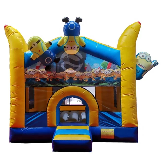 Minion Castle Inflatable Bounce House Bouncer Inflatable Castle For Kids