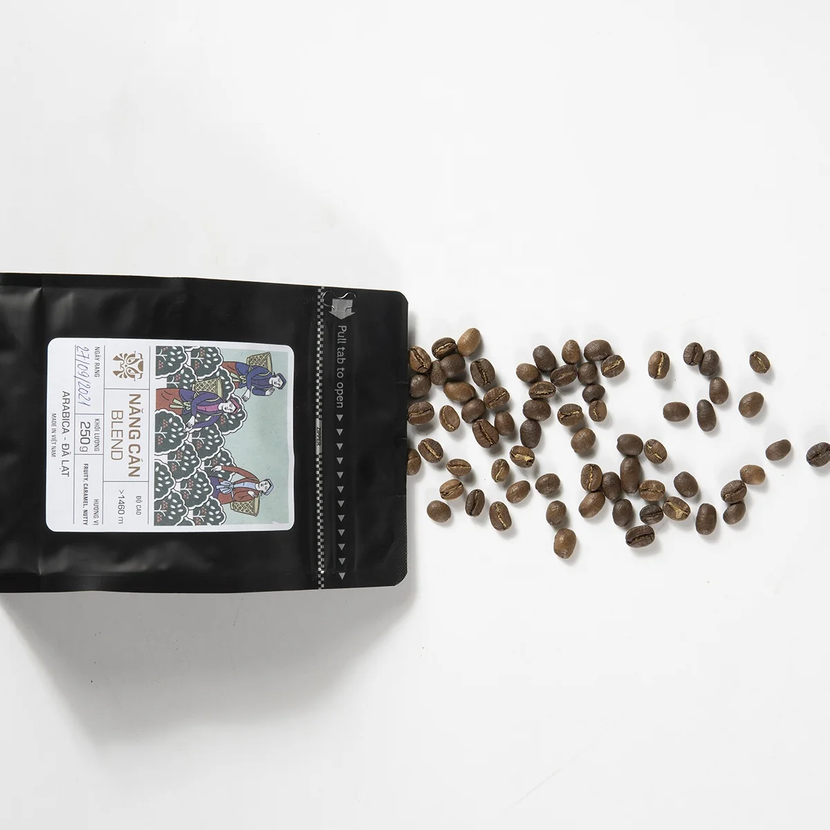 Вьетнамский зернистый кофе, чистый вкус, высококачественный смешанный Арабика АА кофе, экспорт