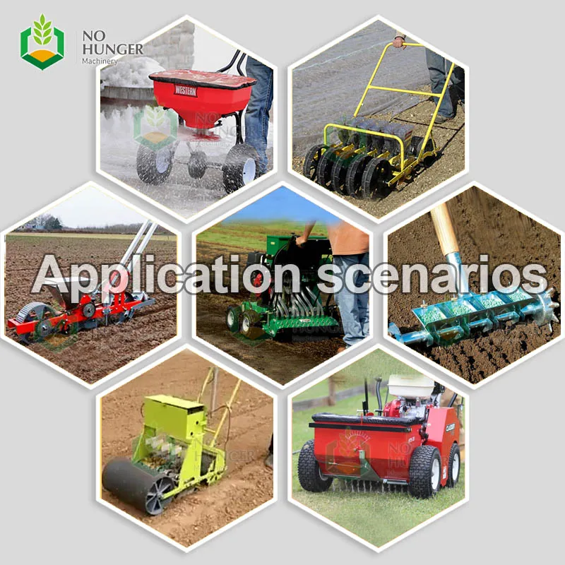 Handheld Hand Held Push Operated Multi Garlic Grain Soybean Vegetable Manual Maize Diesel Seeder Seed Corn Planters Machine