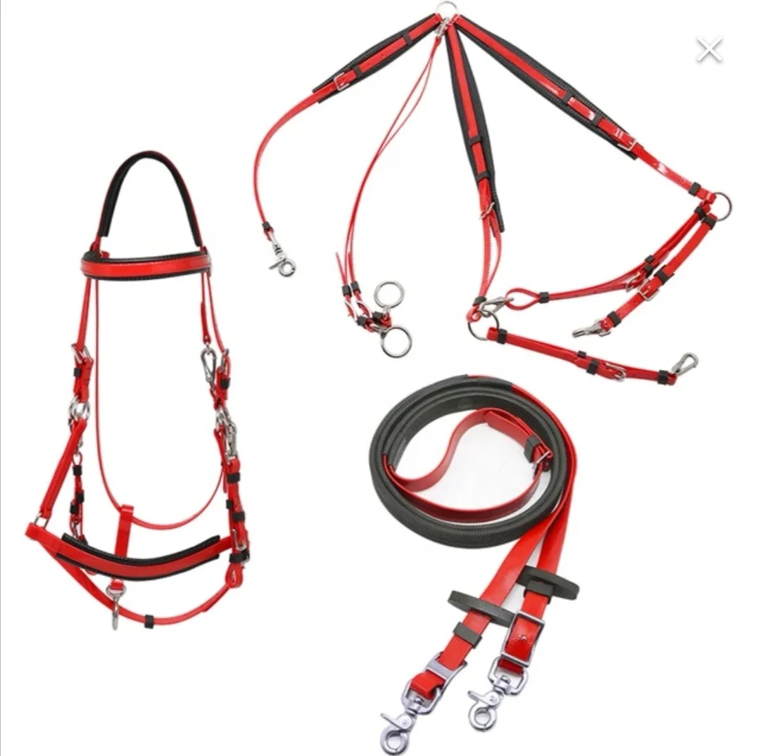 Water proof Endurance PVC horse bridle/halters
